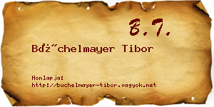 Büchelmayer Tibor névjegykártya